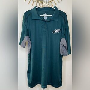 NWOT Philadelphia Eagles Men’s lightweight short sleeve polo shirt 4 XLT